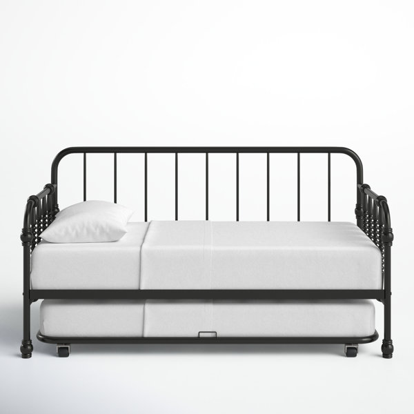 Riverwalk Metal Daybed with Trundle Twin & Reviews Birch Lane
